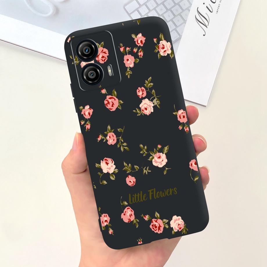 For Motorola Moto G14 G04 G24 Power G34 G54 Power G64 G84 Phone Case Back Cover Stylish Pattern Soft Liquid Silicone TPU Coque