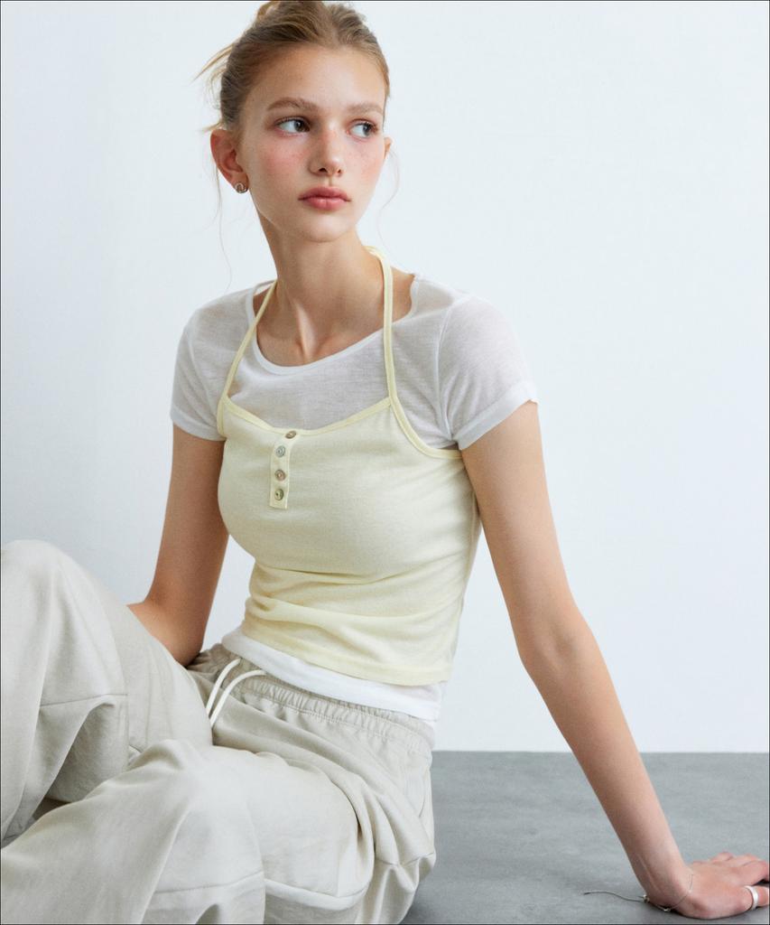 MIXXO Halter Layered T-Shirt Re Lwg511A_Miwhwg84Qa