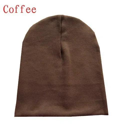 0-3 Years Old Solid Children Knitted Hat Newborn Baby Winter Cotton Warm Cap Spring Autumn Toddler Beanie Boy Girl Hats
