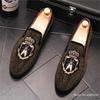 Modă NOU Pantofi Plați cu Strasuri cu Broderie cu Vârf Ascuțit Pentru Bărbați Rochie de Nuntă Bal de Absolvire Pantofi de Homecoming Zapatos Hombre Vestir