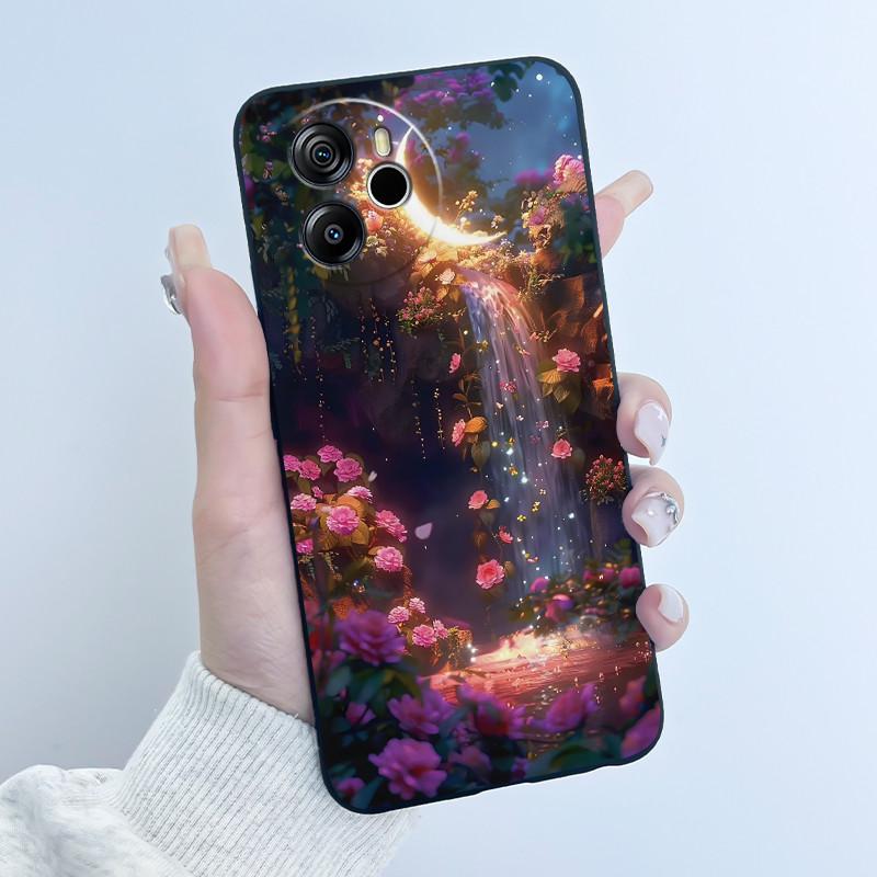 För Blackview Oscal Tiger 12 6.78" 2023 Blackview Shark 8 Baksida Telefonfodral Lyxigt Sött Kärlek Kanin Roligt TPU Mjukt Silikonfodral