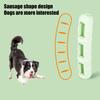 Dog Sausage Chew Toy Dental Health Pet Toy Mental Stimulation Treat Dispenser Interactive Puppy Toy for Aggressive Chewers Small Medium Large Dogs