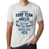 Men’s Vintage Tee Shirt Graphic T Shirt Surf Team 1972 Vintage White