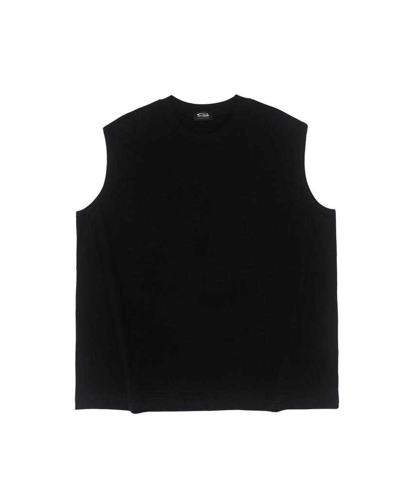 CARGOBROS Plain Box Sleeveless (Black)