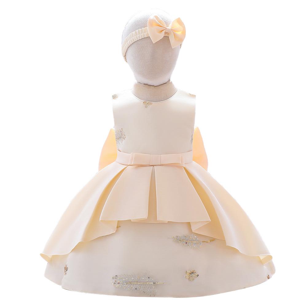 2021 Summer Satin Children's Formal Dresses & Little Fairy Skirts