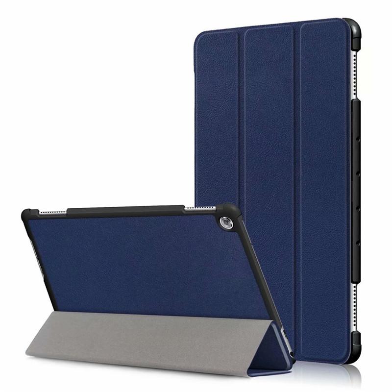 Case for Huawei MediaPad M5 10.8 Inch Ultra Slim Pu Leather Stand Cover for MediaPad M5 10.8 Inch Case+film+pen