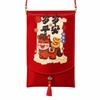 Traditional Spring Festival Red Envelope Tassels Cartoon Horse Lucky Money Packet Detachable Bonus Children's Money Bag Birthday