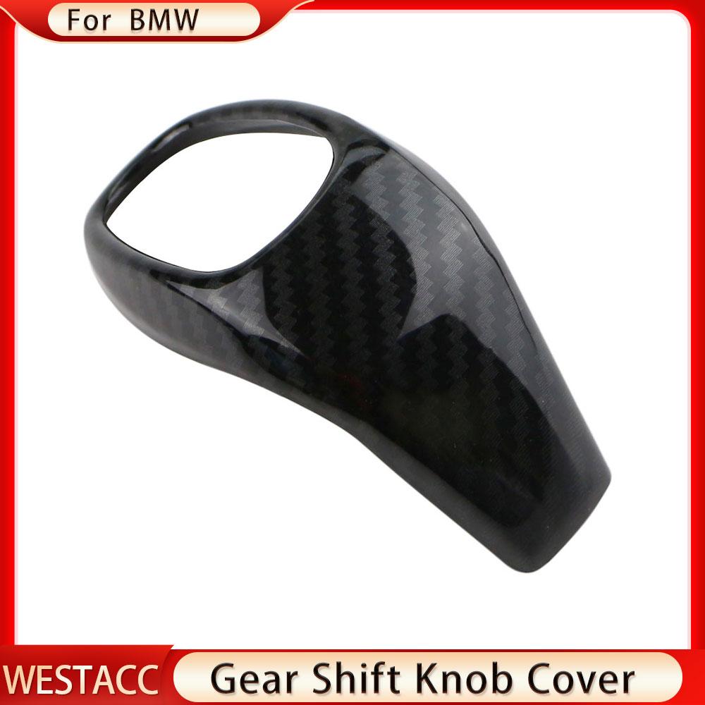 Car Gear Head Shift Knob Cover Sticker for BMW X1 F48 2 Series F46 2016 -  AT Automatic Gear Knob Cap Protector