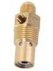 Gold Color Air Compressor Valve Brass Check Valve Male Threaded Valve Bleed Air