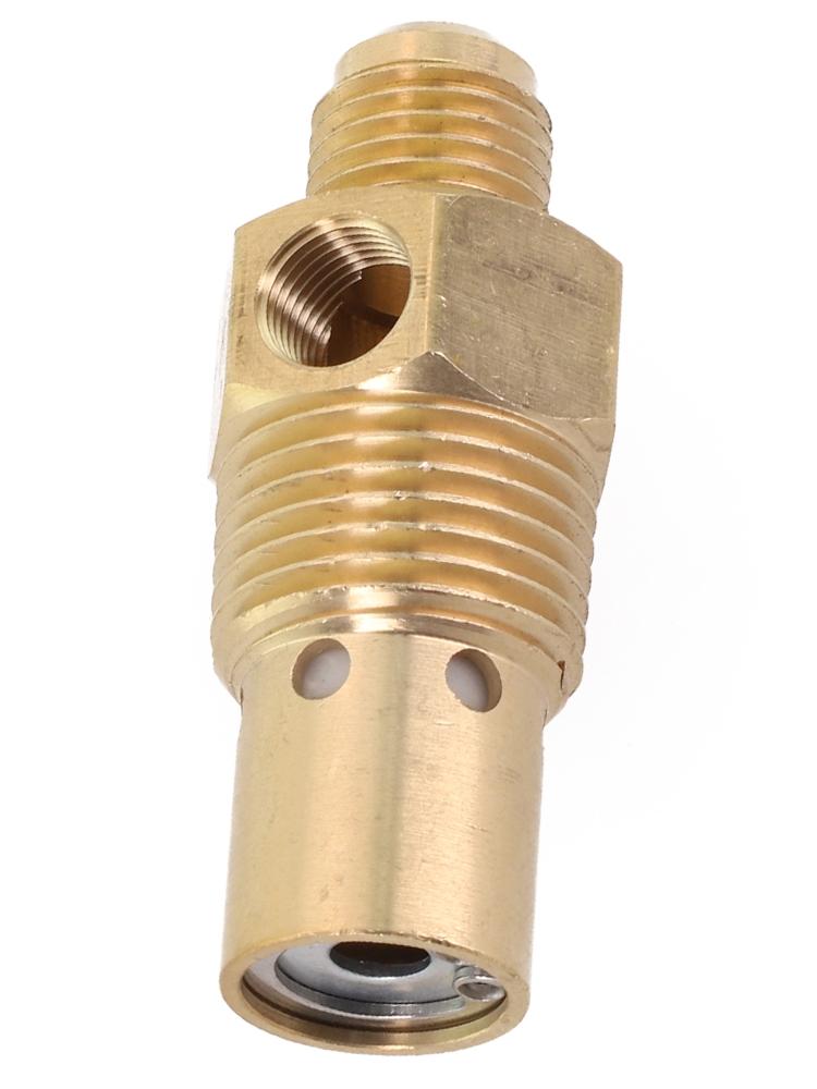 Gold Color Air Compressor Valve Brass Check Valve Male Threaded Valve Bleed Air