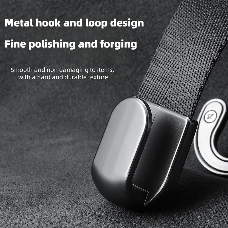 Car Headrest Hooks Hanger for Bags Seat Back Organizer Holder Clips Auto Fastener Hooks Car Storage Interior Accessories