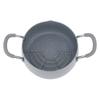 Japanese Deep Fryer Pot Dual Handle Mini Frying Pot With Lid And Oil Drip Drainer Rack for Kitchen