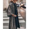 European and American Spring New Products, Fashion Party Sequined Cardigan Jacket Women