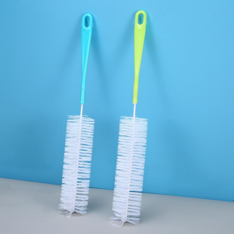 Brosse de nettoyage pour bouteilles de vin, bière, sport, thermos, verres et bouteilles de sport à col long et étroit.