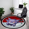 1pc Ghost Pokémon Office Round Area Rug, Indoor Mat Suitable For Office, Under Office Chairs Bedroom Living Room Home Decor A0908129
