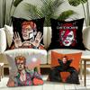 Singer DDavid BBowie Cushion Cover Silky Short Plush Invisible Zipper Dustproof Sofa Pillow Case for Home Decor