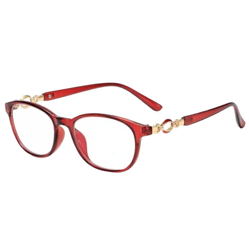 New 3 In 1 Progressive Multifocal Reading Glasses Women Anti Blue Light Eyewear Easy Far Near Vision +1.0 To +4.0