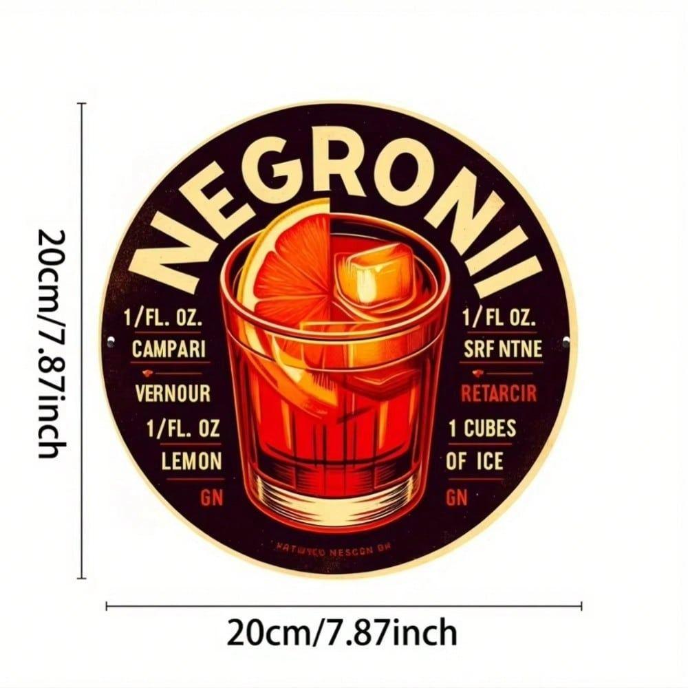 Metal Tin Sign Vintage Poster Decorative Art 20x20cm
