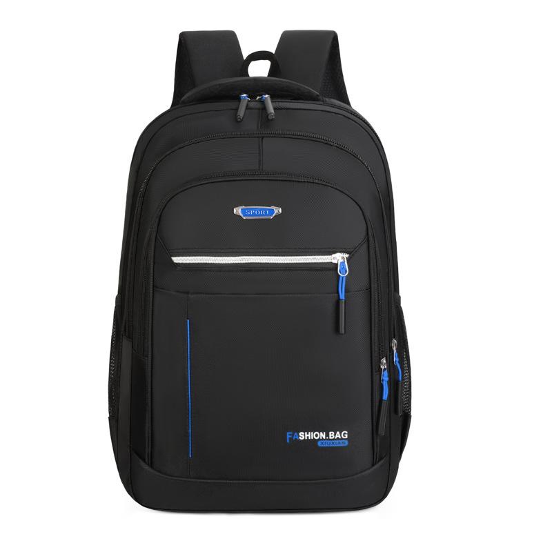 2 New casual backpack large capacity male wear-resistant junior high school college student schoolbag commuter business computer bag