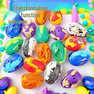Children's Transforming Dinosaur Egg Toy - Simulation Dinosaur, Gashapon Style, Perfect for Boys and Kindergarten Gifts