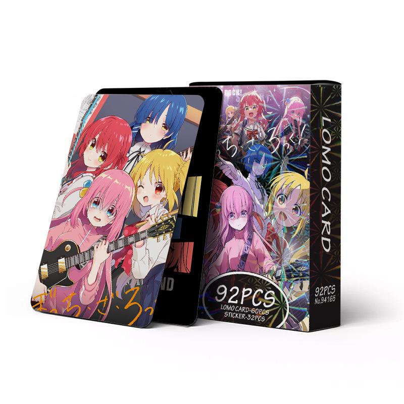 92pcs/set Anime Bocchi The Rock Photo Cards LOMO Card Photocard for Fans Collection Gift
