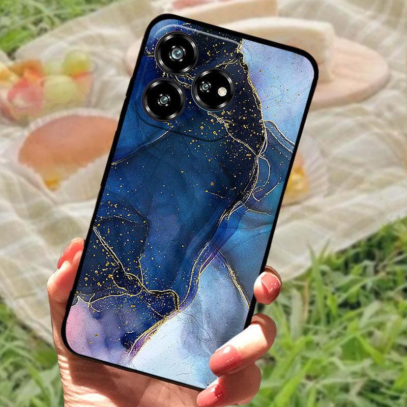 For ZTE Blade V60 Coque Case Nubia V60 Phone Protective Soft Silicone Funda Cover For ZTE Axon 60 4G Z2356 Bumper Fashion Floral