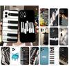 Music Piano Phone Case For iPhone Samsung Galaxy Redmi Xiaomi Oppo OnePlus Note S A 7 8 9 10 11 12 13 14 20 21 22 23 53 54 Pro Max Plus Ultra TPU Soft