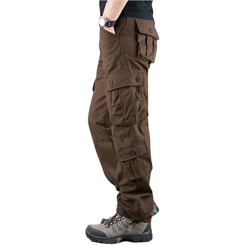 Work Pants Men's Loose Oversized Casual Pants with Multiple Pockets, Work Pants