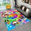 Spiel Dandy Welt Cartoon Rutschfeste Teppichläufer für Wohnzimmer, Schlafzimmer, Spielzimmer, Weicher Teppich Bodenmatte Heimdekor Teppich Zimmer