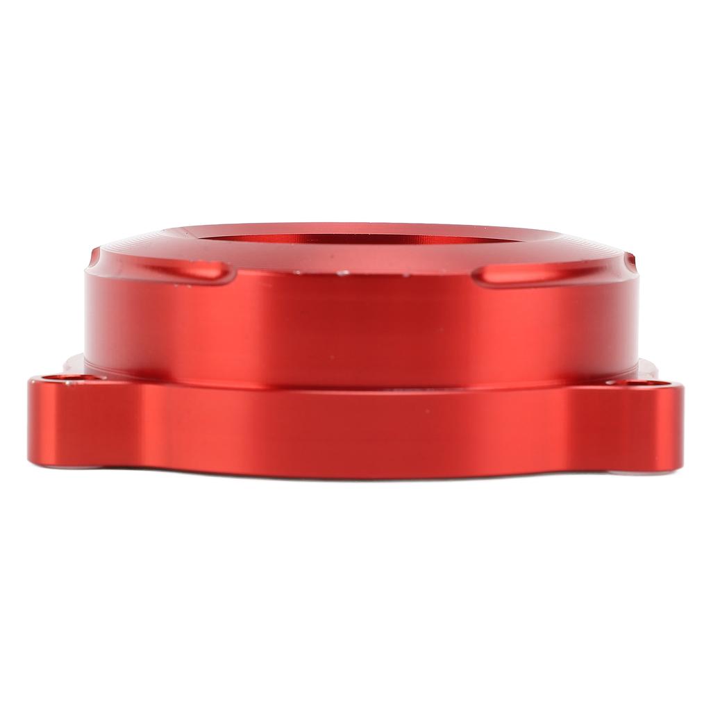 Klare Motorölfilterabdeckung Aluminiumlegierung CNC-Bearbeitung Ölfilterschutz Abdeckkappe für Raptor 700 700R Rot