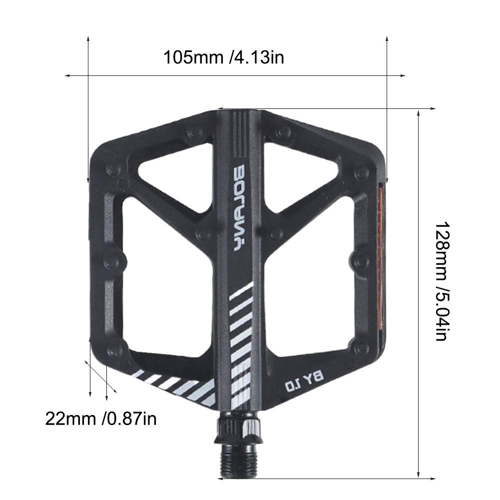 Mountain Bike Pedals DU Sealed Bearing Bicycle Platform Pedal Waterproof Cycling Bearing Pedals MTB Bike Accessories