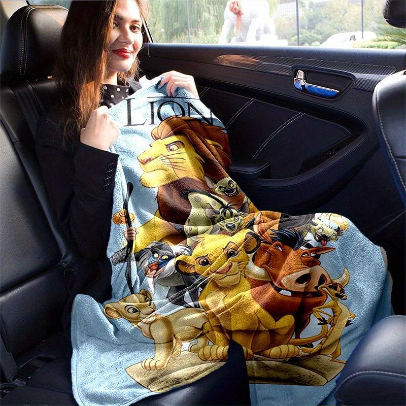 1pc. The Lion King Cartoon Blanket, Soft Microfiber Throw for Home Decor, Gift Idea, Soft Flannel Throw Blanket, Versatile & Cozy for Bedroo