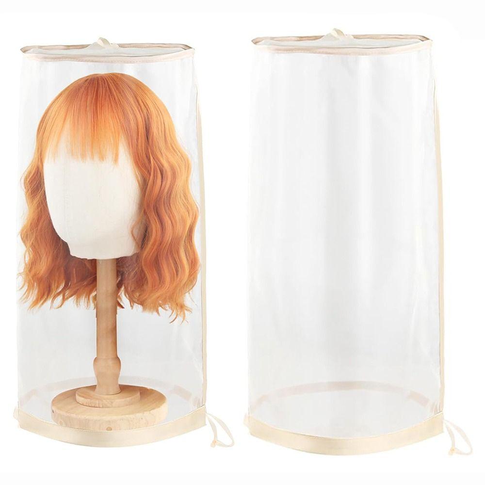 Portable Wig Storage Bags Adjustable Wig Dust Covers Dust Bag Wig Protection