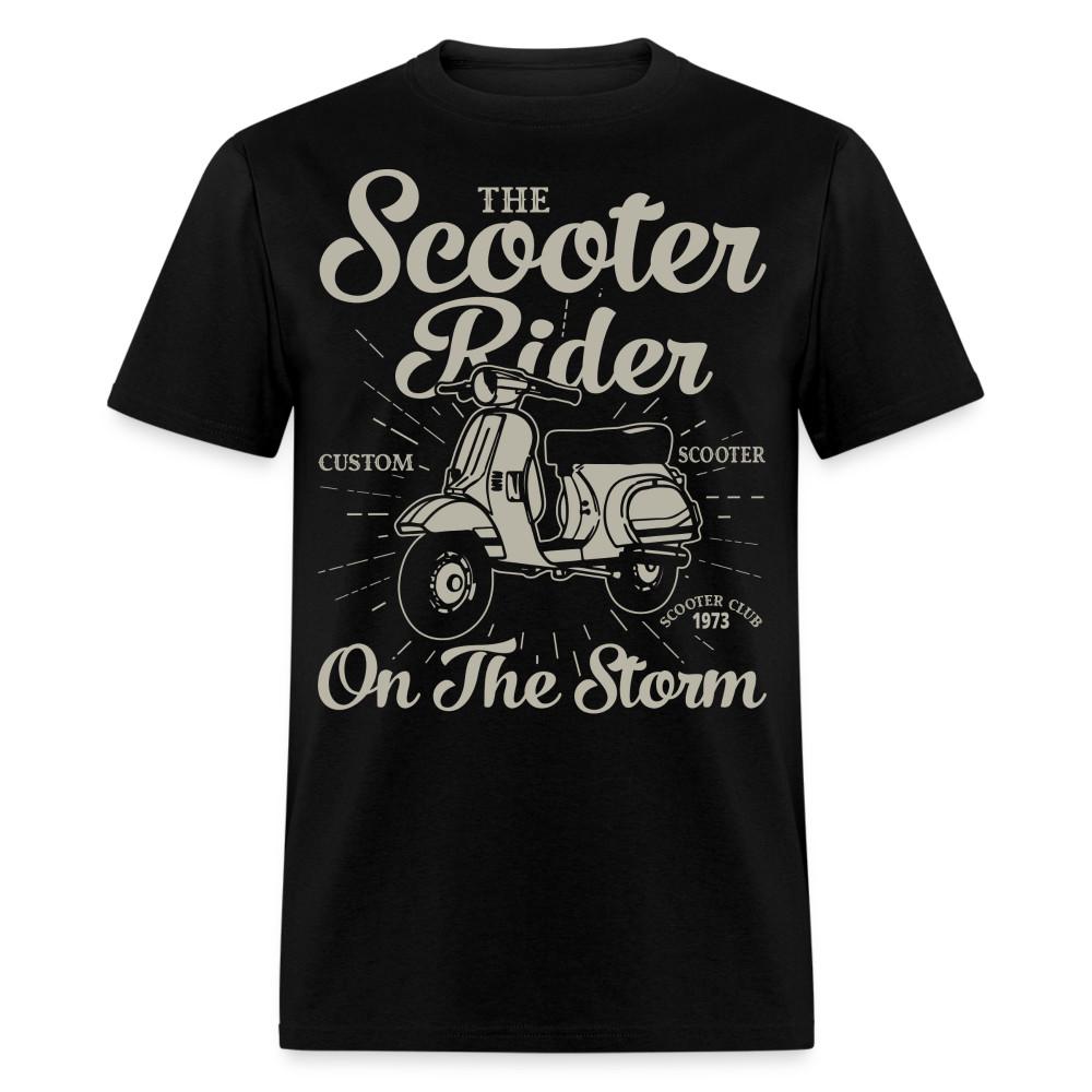 Scooterfahrer im Sturm T-Shirt Motorrad T-Shirt Größe S-6XL