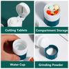 Pentru Vitamine Tablete Cutie Container Pastile Tăietor Medicamente Tablete Zdrobitor Pastile Tăietor Pastile Portabil