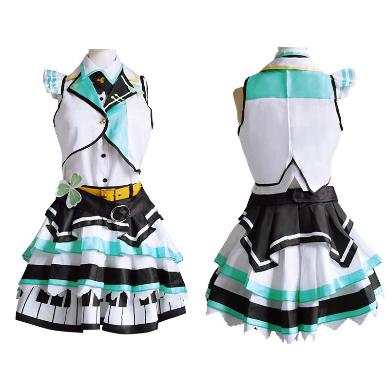 Project Sekai More More Jump Cosplay Costume Polyester Blend Sweet Anime Role Play Apparel