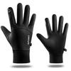 Winter Schnee Warme Handschuhe Outdoor Radfahren Vollfinger Touchscreen Handschuhe Wasserdichte Fleecehandschuhe zum Laufen Skifahren Motorradfahren