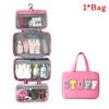 Large Capacity Makeup Bag With Dry Wet Separation For Travel And Daily Use