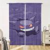 Home Interior Kitchen Curtains for Living Room 2 Pieces Blackout Curtains Door Curtain P-pokemon-n Partition Bedroom Decoration