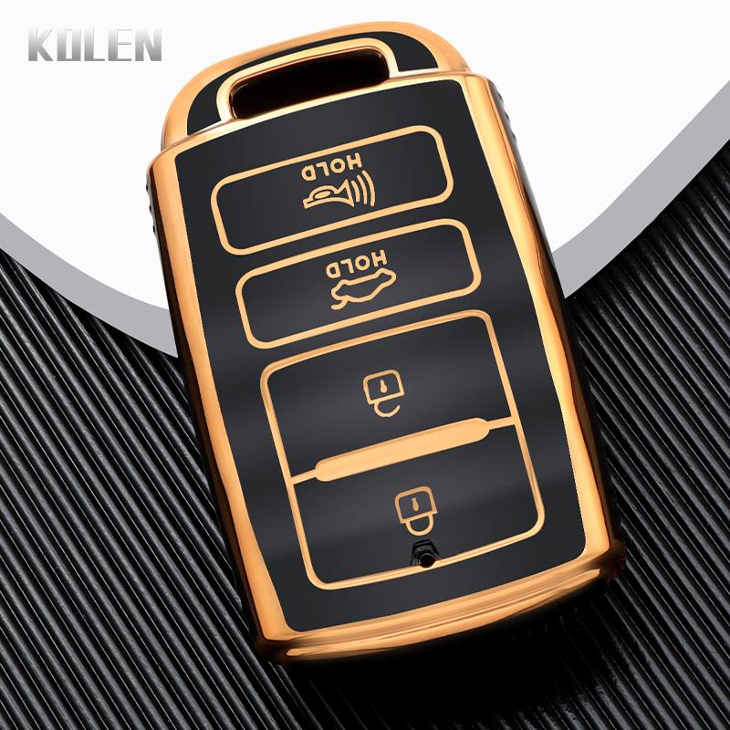 Tpu Car Remote Key Cover Case Shell Fob For Hyundai For Kia Cadenza K9 K7 K-04 Sorento K900 Key Protective Accessoriess Keychain