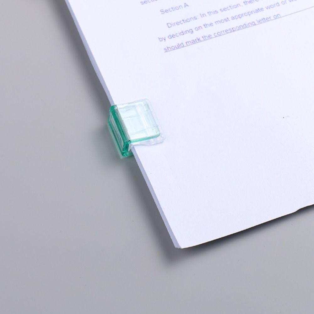 File Holder Clamps Multi-function Test Paper File Folder Push Clip Corner Clip Letter Paper Clip