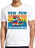 Eenhoorn Pew Pew Madafakas Grappig Cadeau T-shirt 2827