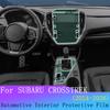 För SUBARU CROSSTREK Bilinteriörfilmset Navigationsskärm Skyddsklistermärke Växellådspanel TPU Genomskinliga Reptåliga Filmer