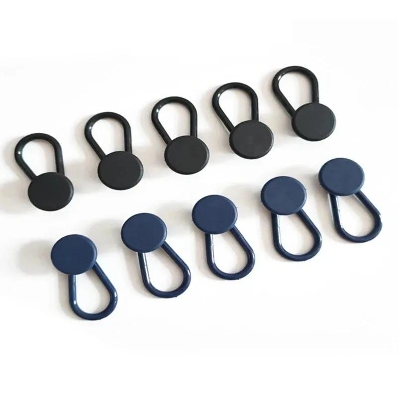 15mm/18mm Pants Extender Buttons Flexible Waist Extenders for Black Jeans Pants Pregnancy Trousers Skirt Lengthen Button