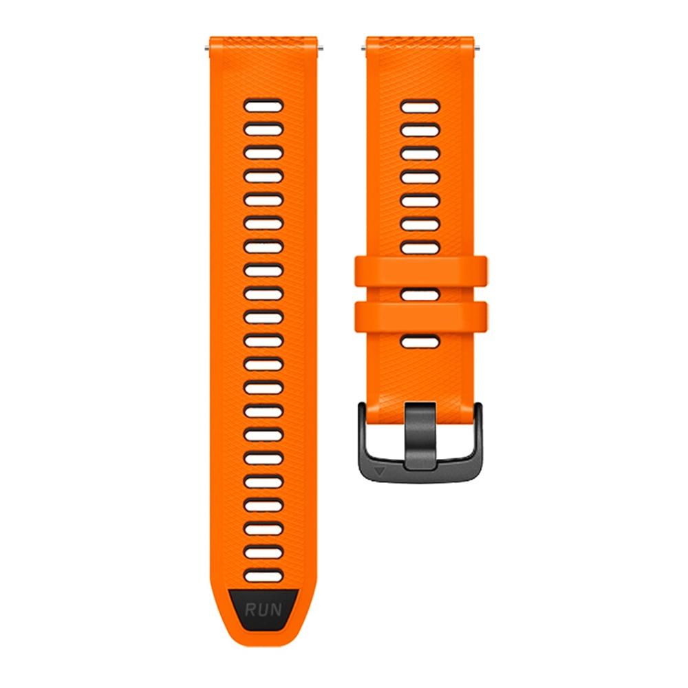 22mm Two-tone Silicone Watch Strap For Garmin Forerunner 265 255 Music 570 47mm/Venu 4 3 45mm Smartwatch Bracelet Watch Bands