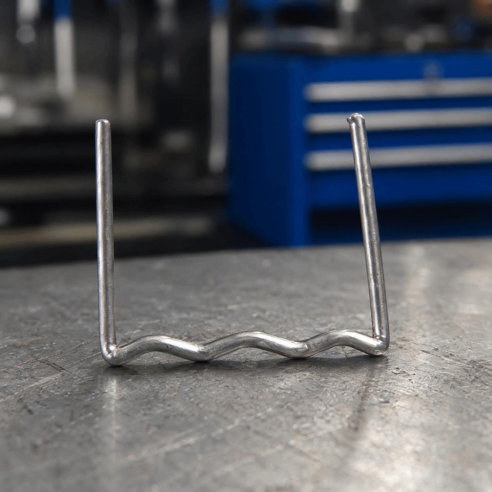 500pcs 0.6mm Thickness Hot Staples Repair Silver Welding Machine Parts  For Auto Body Repair
