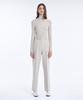 NEBELEVERYWEAR Straight Wool Pant_Light Beige