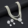 Elegant Light Luxury Necklace & Earrings Set - Fashionable, Versatile, High-Quality Jewelry Accessories