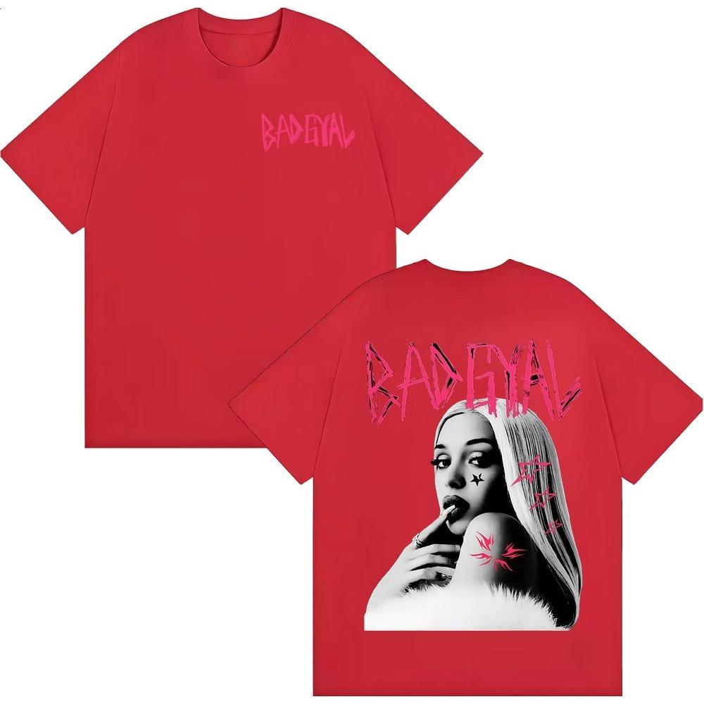 Singer Bad Gyal Album Graphic T-shirt Men's Women's Cotton Y2K Clothing Breathable Round Neck Short Sleeve Top