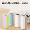 57MM ruller termisk papir Selvklebende utskriftsetikett papirer Klistremerke For lomme termisk miniskriver For paperang For T02/M02